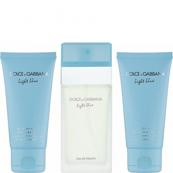 Set Light Blue 50ml + Shower Gel 50ml + Body Cream 50ml