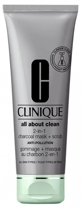 All About Clean 2in1 Charcoal Mask + Scrub