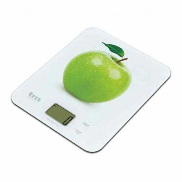 Báscula de Cocina TM Manzana 8 kg (22,4 x 18,5 cm)