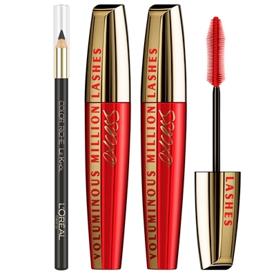 Set Million Lashes Excess Mascara 2x 9ml + Color Riche Le Khol Set Million Lashes Excess Mascara 2x 9ml + Color Riche Le Khol