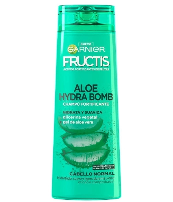 Fructis Champú Fortificante Aloe Hydra Bomb
