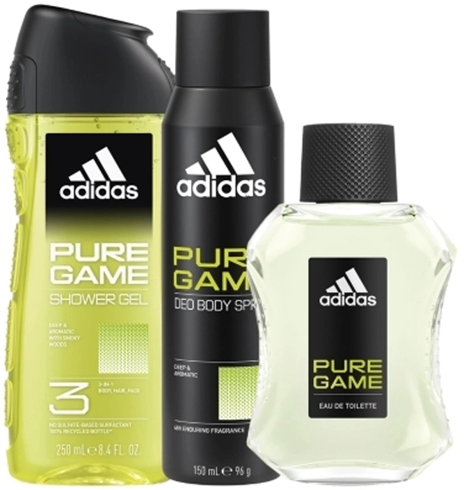 Set Pure Game 100ml + Shower Gel 250ml + Deo Spray 150ml