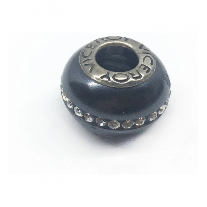 Abalorio Mujer Viceroy VMM0162-11 Negro (1 cm) Abalorio Mujer Viceroy VMM0162-11 Negro (1 cm)