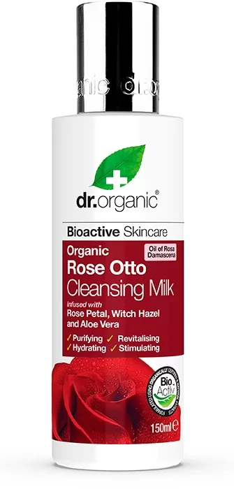 Leche Limpiadora de Extracto Orgánico de Rosa