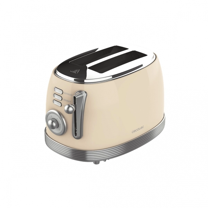 Tostadora Cecotec Toast&Taste 1000 Retro Double 980 W Beige