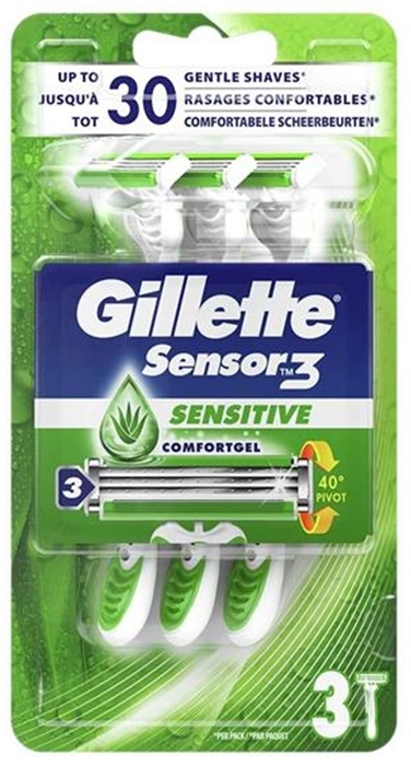 Gillette 3 Sensitive Comfortgel Gillette 3 Sensitive Comfortgel