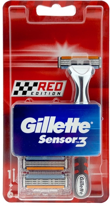 Gillette Sensor3 Red Edition 1 Maquinilla + 6 Cuchillas