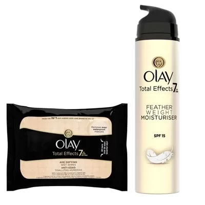 Total Effects 7 in 1 Hidratante Textura Ligera SPF15 50ml + Toallitas Total Effects 7 in 1 Hidratante Textura Ligera SPF15 50ml + Toallitas