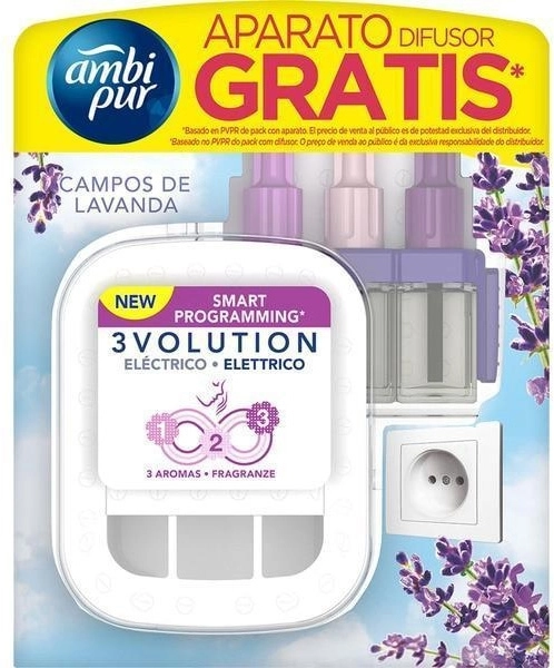 Ambipur 3Volution Campos de Lavanda Disfusor + Recarga