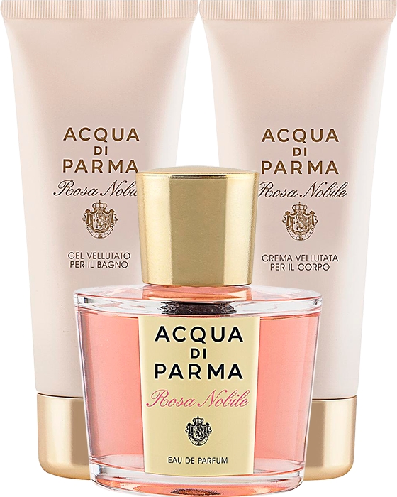 Set Rosa Nobile 100ml + Crema 75g + Gel 75ml Set Rosa Nobile 100ml + Crema 75g + Gel 75ml