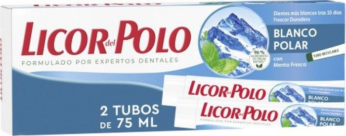 Dentífrico Blanco Polar con Menta Fresca Dentífrico Blanco Polar con Menta Fresca