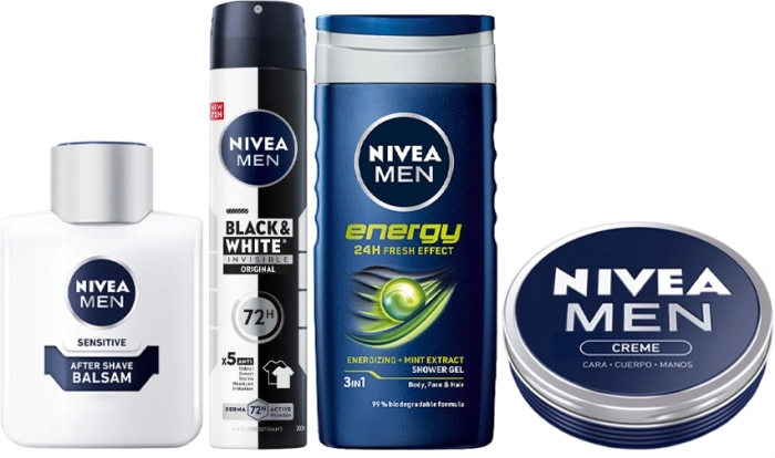 Set Gym Pack Nivea Men Creme + 3 Productos