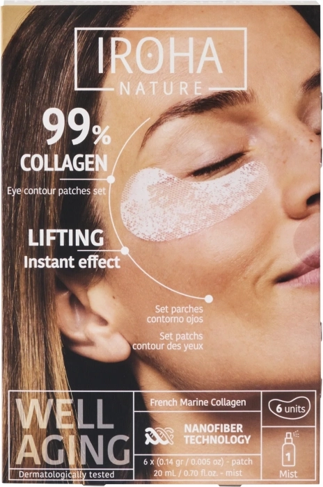 Parches Contorno de Ojos 99% Colágeno