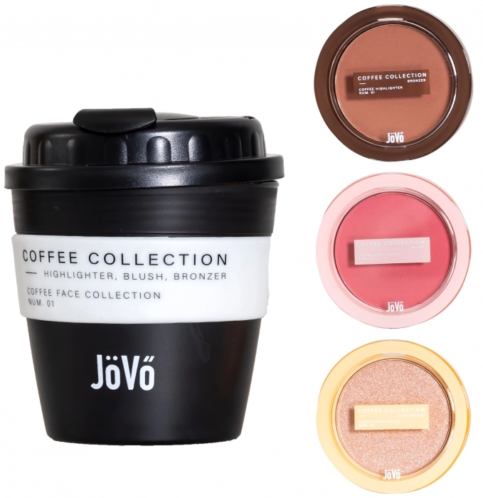 Set Iluminador + Colorete + Bronceador + Coffee Cup