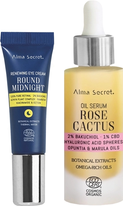 Set Sérum Facial Rose Cactus 30ml + Round Midnight 0,05% Pure Retinal 10ml