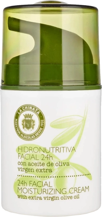 Crema Hidronutritiva Facial 24h con Aceite de Oliva Virgen Extra