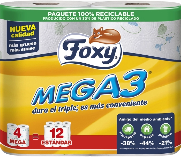 Papel Higiénico MEGA3 Papel Higiénico MEGA3