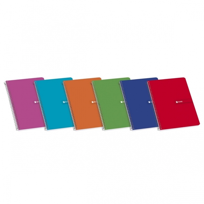 Cuaderno ENRI Cuadriculado Espiral A5 (148 mm x 210 mm) Cuaderno ENRI Cuadriculado Espiral A5 (148 mm x 210 mm)