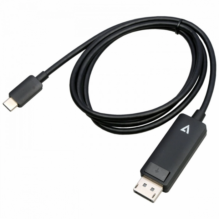 Adaptador USB C a DisplayPort V7 V7USBCDP14-1M        1 m 8K Ultra HD