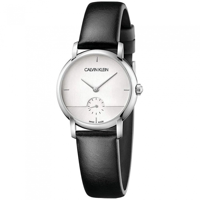Reloj Mujer Calvin Klein ESTABILISHED (Ø 32 mm) Negro y Plateado