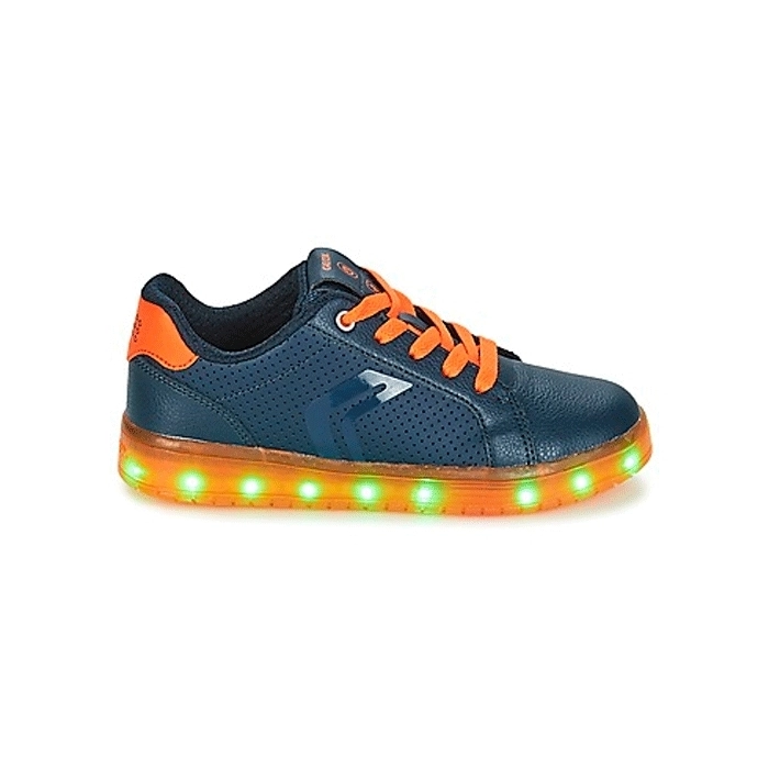 Zapatilla Kommodor Navy/Orange con Luces