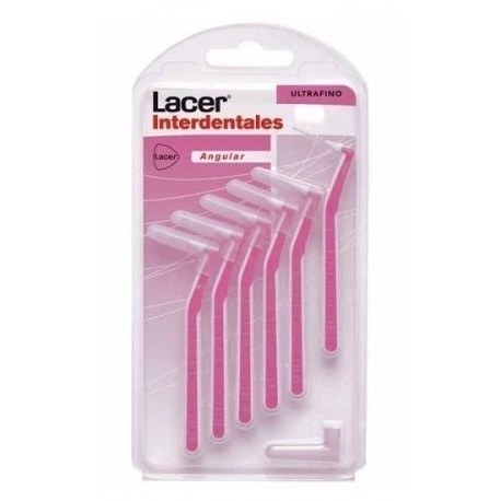 Lacer interdental extrafino angular 6 u