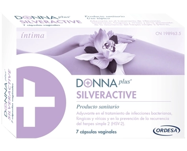 Donna plus silveractive 7 capsulas vaginales