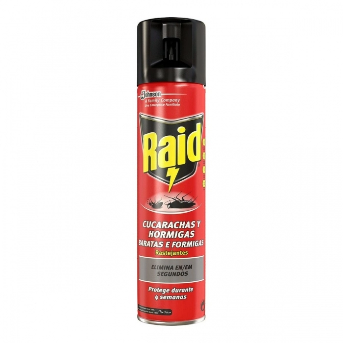 Insecticida Raid Cucarachas Hormigas (400 ml)