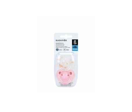 Chupete Anatomico Silicona Clasico +18m 2uds