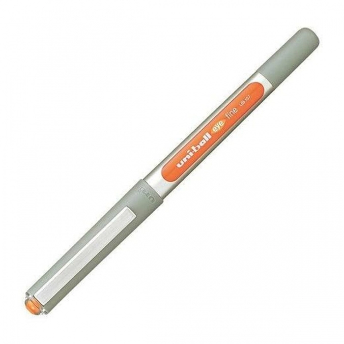 Bolígrafo de tinta líquida Uni-Ball Rollerball Eye Fine UB-157 Naranja 12 Unidad