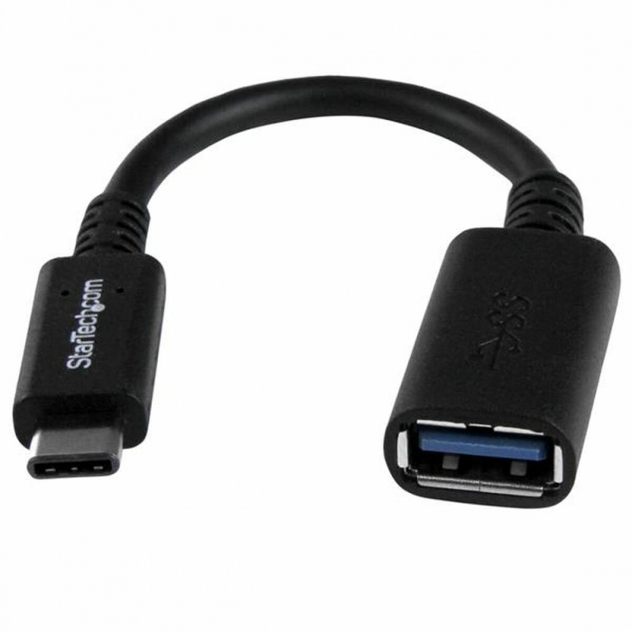 Cable USB A a USB C Startech USB31CAADP           Negro