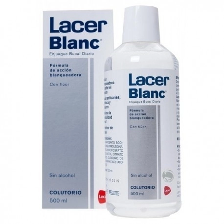 Lacer blanc colutorio d-menta 500 ml