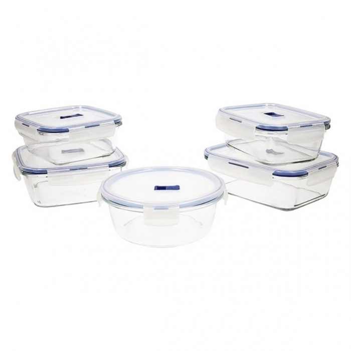 Set de Fiambreras Luminarc Pure Box Active (5 pcs) Cristal (5)