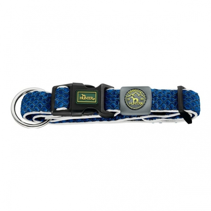 Collar para Perro Hunter Plus Hilo Azul Talla L Blue (40-60 cm)
