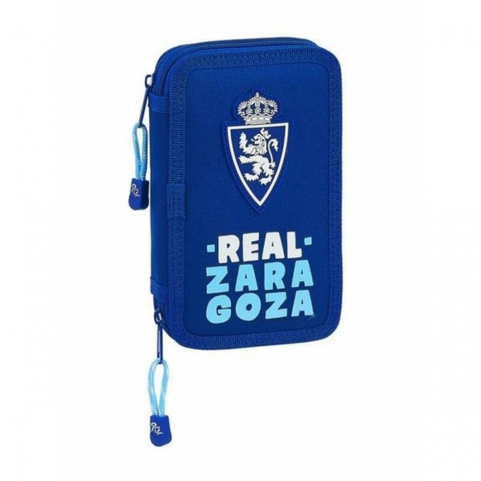 Plumier Doble Real Zaragoza Azul Azul claro (28 piezas)