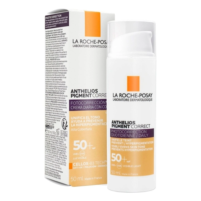 Lrp solar anthelios 50+ pigment correct color claro 50ml Lrp solar anthelios 50+ pigment correct color claro 50ml