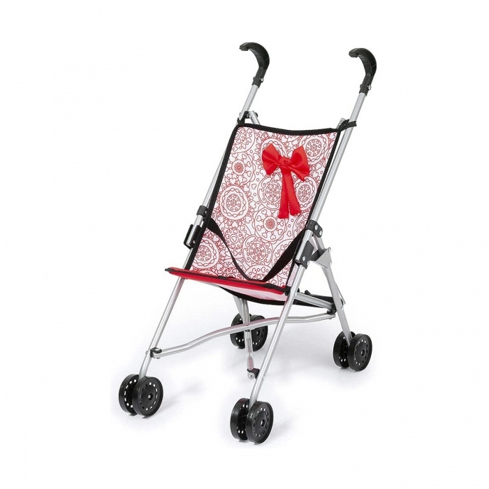 Carrito para Muñecas Reig Rojo Paraguas Blanco Princesa Carrito para Muñecas Reig Rojo Paraguas Blanco Princesa