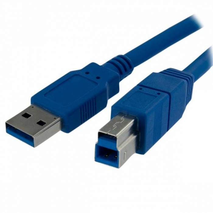 Cable USB A a USB B Startech USB3SAB1M            Azul