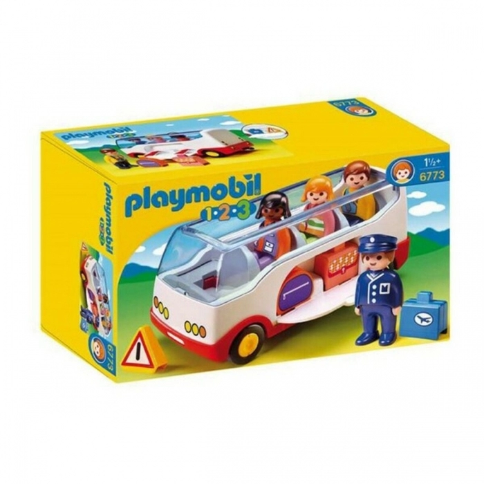 Playset 1.2.3 Bus Playmobil 6773 Blanco