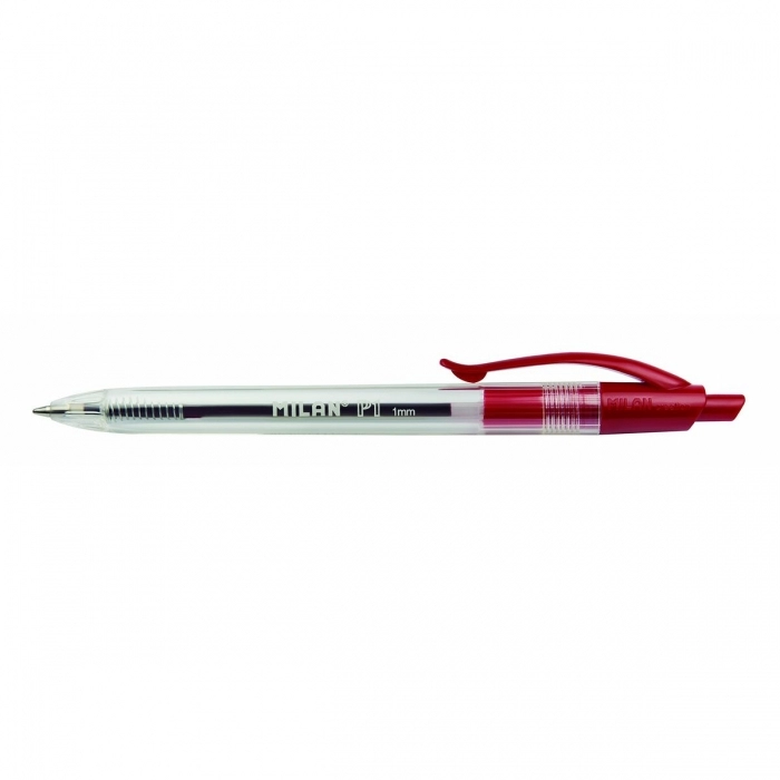 Bolígrafo Milan P1 Rojo 1 mm (25 Unidades)