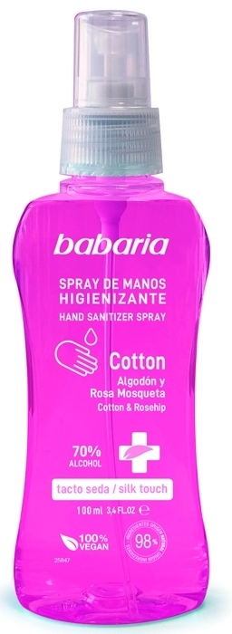Spray de Manos Higienizante Cotton