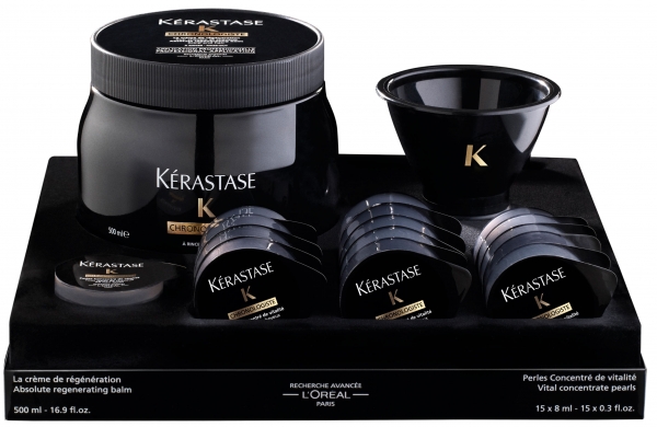 Chronologiste Ritual Regeneracion Capilar 500ml + 15x8ml + Molinillo-compresor + Chronologiste Ritual Regeneracion Capilar 500ml + 15x8ml + Molinillo-compresor +