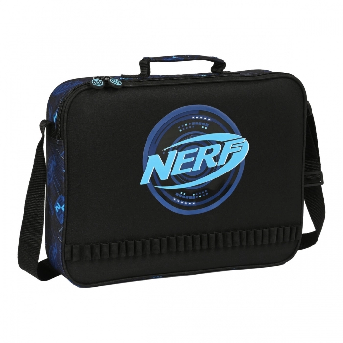 Cartera Escolar Nerf Boost Negro (38 x 28 x 6 cm)