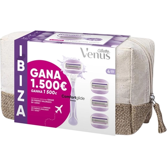 Set Venus Comfortglide Breeze + 3 Recambios + Neceser Set Venus Comfortglide Breeze + 3 Recambios + Neceser