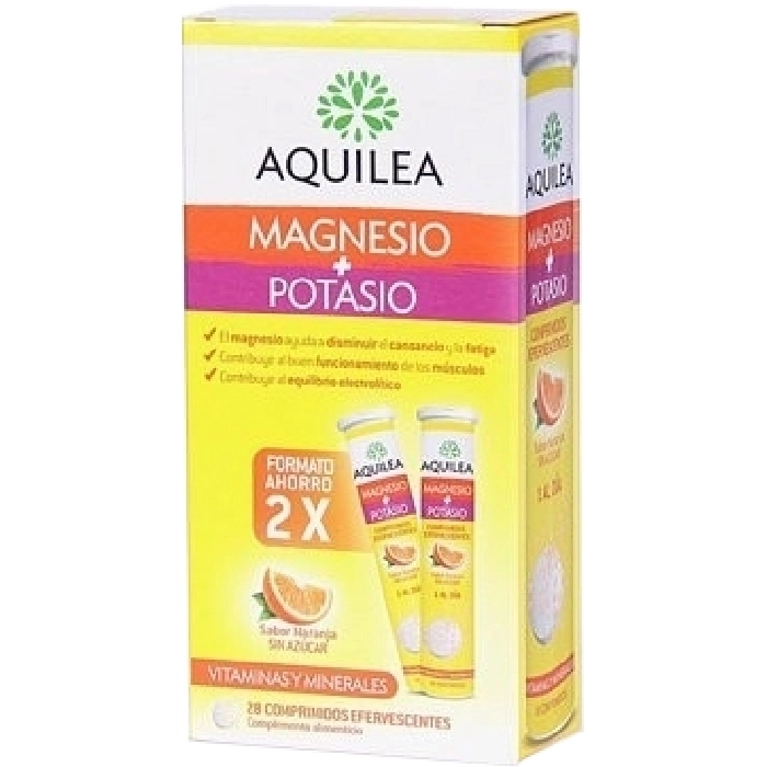 Aquilea magnesio + potasio 28 comp eferv Aquilea magnesio + potasio 28 comp eferv