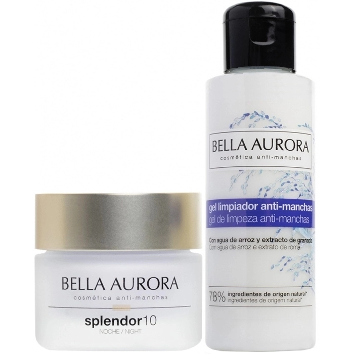 Set Splendor10 Noche 50ml + Gel Limpiador 100ml Set Splendor10 Noche 50ml + Gel Limpiador 100ml