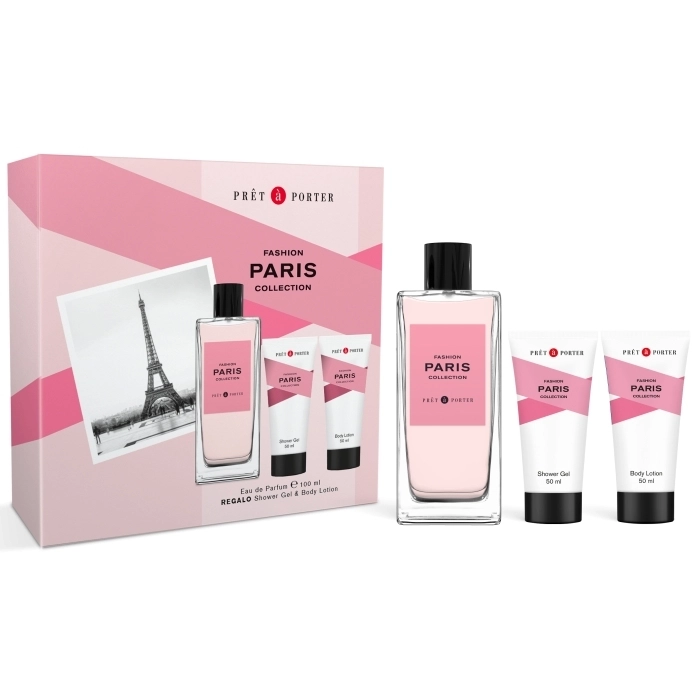 Set Paris 100ml + Gel 50ml + Body Lotion 50ml