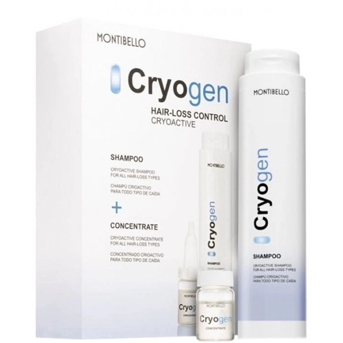 Set Cryogen Champú Anticaída 300ml + Tratamiento Intensivo Anticaída 10x7ml Set Cryogen Champú Anticaída 300ml + Tratamiento Intensivo Anticaída 10x7ml
