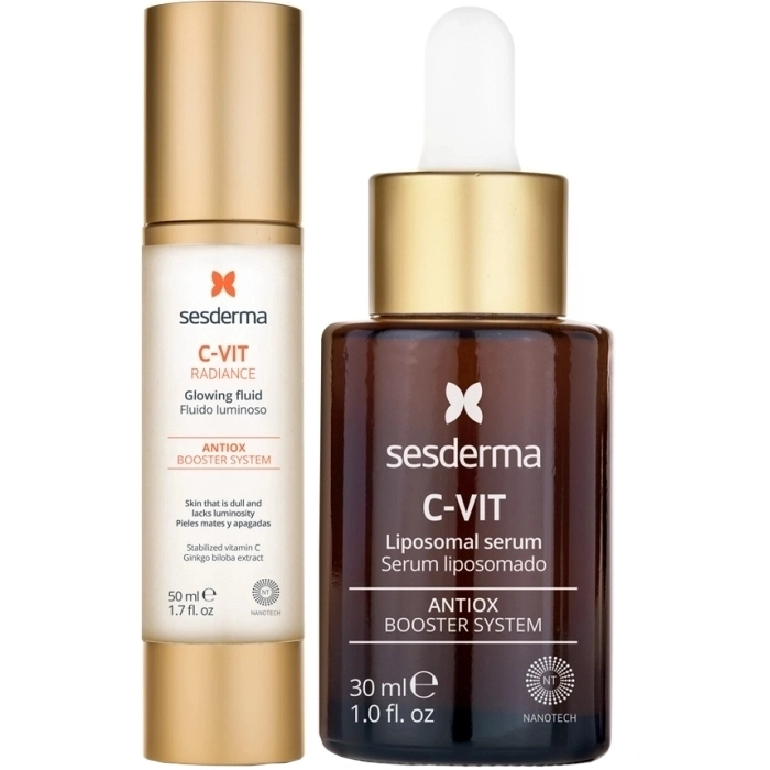 Set C-VIT Radiance Glowing Fluid 50ml + C-VIT Liposomal Sérum 30ml