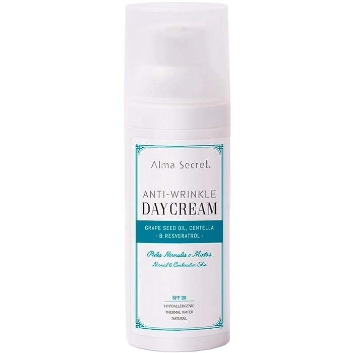 Crema Día Antiarrugas Uva, Centella & Resveratrol SPF20